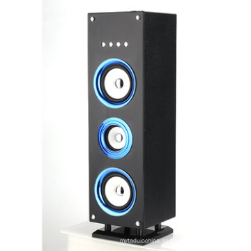 púrpura, negro, rojo, azul, dorado hogar karaoke bluetooth torre altavoces compatibles USB / tarjeta TF / Audio / FM / Bluetooth